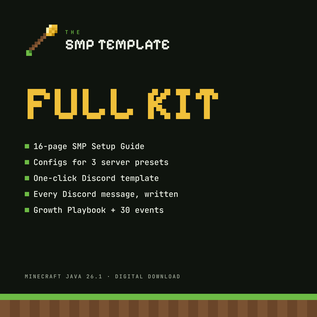 The SMP Template – Full Kit